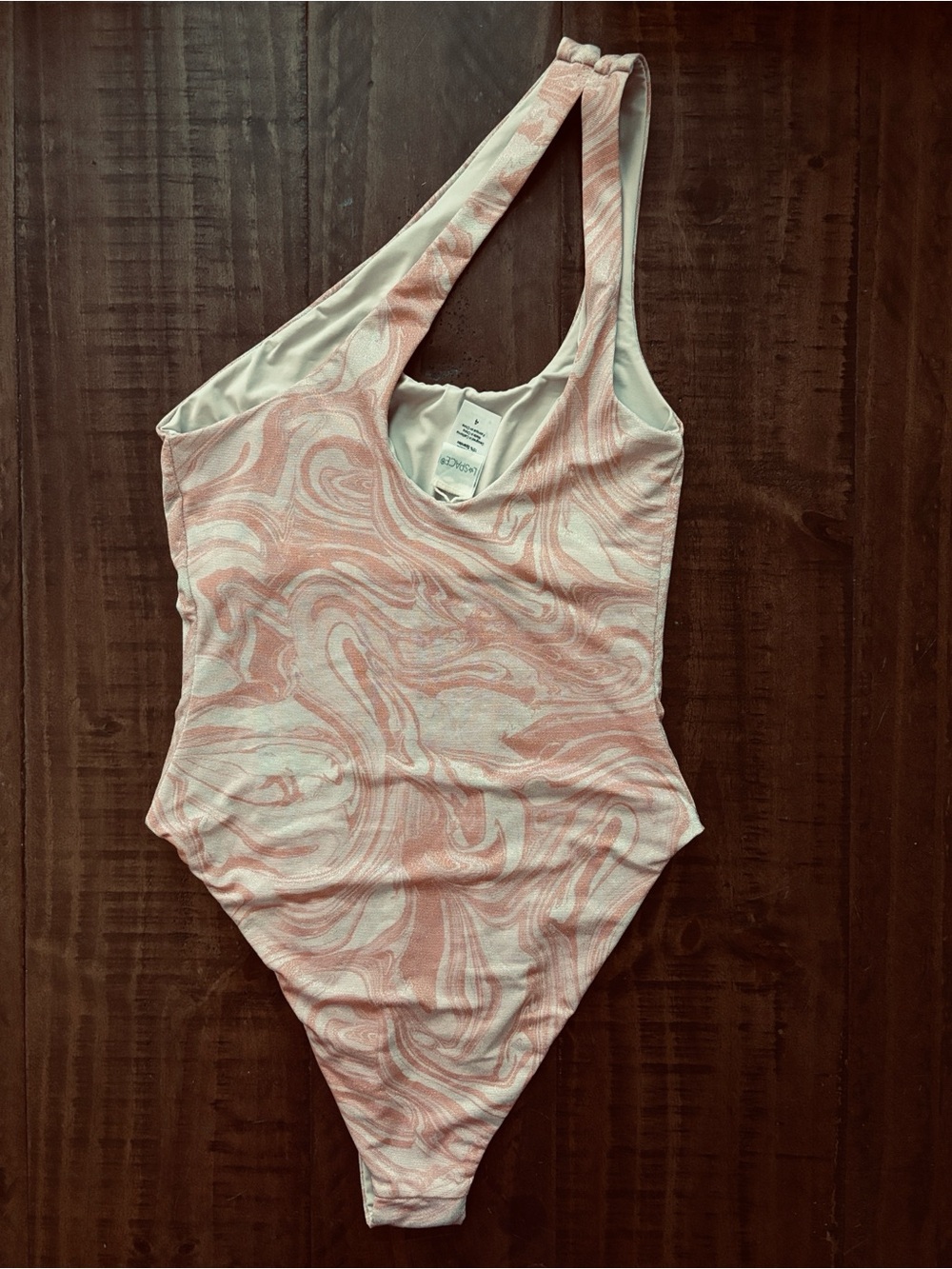 L*Space New Shimmer Print Swimsuit 4 Phoebe All Swirled Up - Picture 7 of 13
